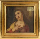 Vierge de l'Annonciation, ou Marie Madeleine by Quentin Varin, Toile d'origine, sold Jan 2026