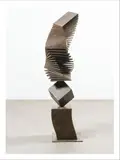 Volume fige (N. 20) by Pol Bury, 1999, Bronze patiné, sold Dec 2019