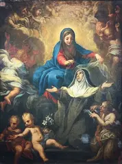 La Vision de sainte Marie-Madeleine de Pazzi by Lazzaro Baldi, Toile, sold Feb 2021