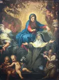 La Vision de sainte Marie-Madeleine de Pazzi by Lazzaro Baldi, Toile, sold Feb 2021