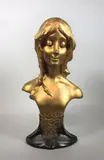 Le Printemps by Paul-Lucien Bessin, Epreuve en bronze à double patine dorée et brun, sold Feb 2021