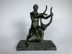 Orphée by Ary Bitter, Epreuve en bronze à patine brun foncé nuancé, sold Feb 2021