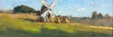 La promenade by André des Fontaines, Pastel, sold Mar 2026