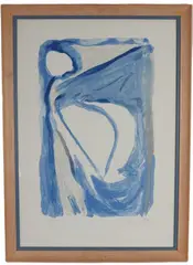MP 069 by Bram van Velde, 1971, Lithographie sur vélin Johannot, sold Mar 2026