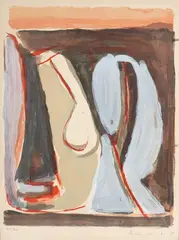 MP 071 by Bram van Velde, 1971, Lithographie sur vélin, sold Mar 2026