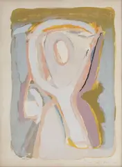 MP 053 by Bram van Velde, 1969, Lithographie sur vélin, sold Mar 2026