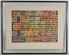 Composition géomètrique by Yaacov Agam, 1970, Lithographie sur papier, sold Mar 2026