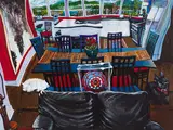 An Artful Life Over 1st Avenue by Tiko Kerr, 2005, acrylic on canvas, sold Jul 2024