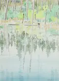 South of Laronge by Edward William Godwin, 1982, watercolour on paper, sold Jul 2024
