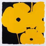 Big Yellow, Sept 12 by Donald Sultan, 2014 - 2014, Sérigraphie en couleurs sur Museum Board, toutes marges, sold Dec 2019