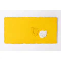 Sans titre, Composition jaune by Angel Alonso, 1993, Technique mixte sur toile, sold Jul 2020