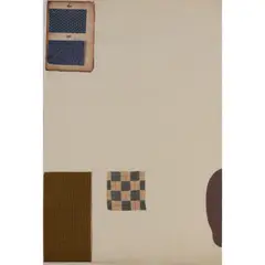 Shadow 5 by James Brown, 1990, Technique mixte et collages sur papier Japon, sold Jul 2020