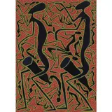 Sans titre by Mode Muntu, Huile sur papier, sold Jun 2020
