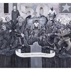Congo Terre de convoitise by JP Mika, 2010, Acrylique sur toile, sold Jun 2020