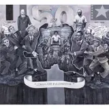 Congo Terre de convoitise by JP Mika, 2010, Acrylique sur toile, sold Jun 2020