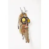 Sans titre (masque ampoules) by Calixte Dakpogan, Assemblage d'objets divers avec du fil de fer, sold Jun 2020