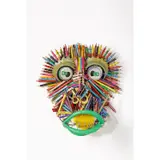 Sans titre (masque crayons) by Calixte Dakpogan, Assemblage de crayons et d'objets divers avec du fil de fer, sold Jun 2020