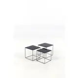 Modèle PK 71 by Poul Kjaerholm, Acier chromé mat et acrylique noir poli, sold Feb 2020