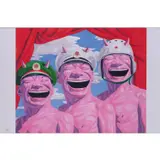 Armed Forces, from the Snatched Ecstasy portfolio - 2009 by Yue Minjun, Lithographie en couleurs sur papier BFK Rives, toutes marges, sold Mar 2020
