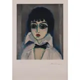 Marcelle Leoni - 1959 by Kees van Dongen, Lithographie en couleurs sur papier Arches filigrané, toutes marges, sold Mar 2020