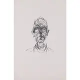 Tete d'homme, Diego - 1961 by Alberto Giacometti, Lithographie en noir sur papier, toutes marges, sold Mar 2020