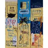 Charles The First - 1982/2004 by Jean-Michel Basquiat, Sérigraphie en couleurs sur papier Saunders Hot Press watercolour, toutes marges, à pleine, sold Mar 2020