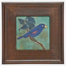 Bluebird Tile by Van Briggle Pottery, sold May 2017
