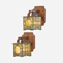 Fine Pair Of Sconces by Greene & Greene, sold May 2017