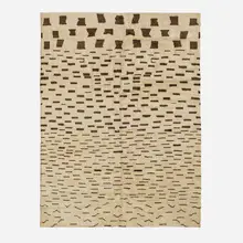 Pile carpet by Moroccan, c. 2010, hand-knotted wool, sold Mar 2023