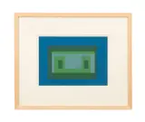 Variant V" from "Formulation: Articulation" - 1967 by Josef Albers, screenprint on paper, sold Jun 2025