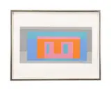 Variant Image 2" from "Formulation: Articulation by Josef Albers, screenprint on paper, sold Jun 2025