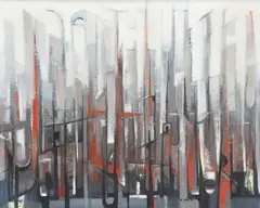 PA African-American artist by Benjamin Britt, oil on canvas, sold May 2023