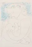 Untitled by Pablo Picasso, lithograph "Maternity", sold May 2023