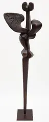 The Queen II, circa 1963 by Sorel Etrog, bronze, sold May 2024