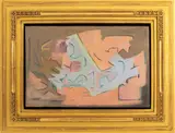 Untitled by Manierre Dawson, circa 1912, oil painting on wood board, sold Aug 2023