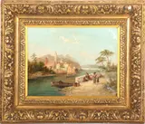 Untitled by William Dommersen, oil painting on canvas, sold Aug 2023