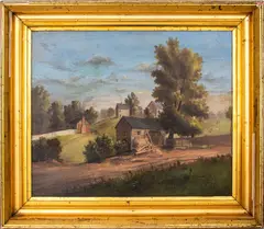 Untitled by Ralph William Holmes, oil painting on canvas, sold Aug 2023
