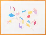 Untitled by Tony Robbin, 1985, watercolor painting on paper, sold Aug 2023