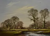 Untitled by Tony Malton, oil on canvas, sold Oct 2023