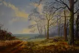 Weald of Kent by Stanley Ernest Dollimore, oil on canvas, sold Oct 2023