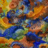 Coral Seas' and 'Ocean Deep by Valerie Gwen Wright, watercolour, sold Oct 2023