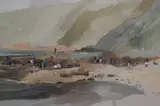 Osmington Mill by Jane Taylor, watercolour, offered Oct 2023