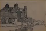 Illustrations of rural by Philip Henry Wilson Bachelor, pencil, offered Oct 2023