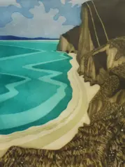 Dorset Cove by John Brunsdon, print, sold Oct 2023