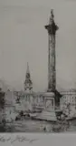 Etchings by Edward J Cherry, pencil, offered Oct 2023