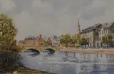 Watercolours by Cyril Pilgrim, watercolor, offered Aug 2023