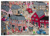 Preview: Barley Mow Centre by Albert Willem, acrylic on canvas, offered Aug 2025