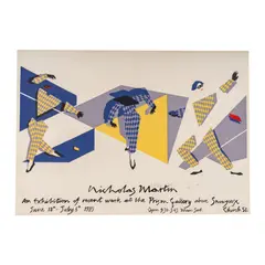 Preview: Barley Mow Centre by Nicholas Martin, Lithograph on paper, offered Aug 2025