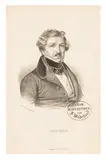 c.1840Portrait of Louis Jacques Mandé Daguerre, 1840 by Daguerre Interest, Lithograph measuring, offered Jul 2025