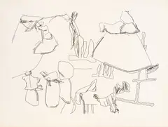 Untitled by Harold Cohen, pencil, offered Jul 2025